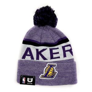 LA Los Angeles Lakers Beanie Mens Womens Knit Winter Hat Purple NBA Fan Gift